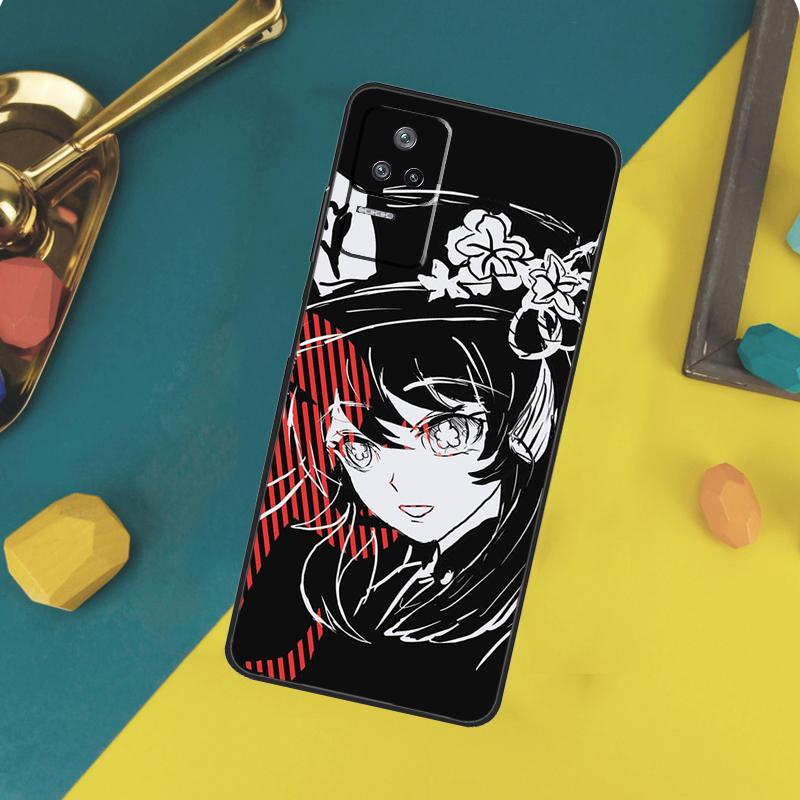 Genshin Impact Hu Tao Case For Xiaomi 13T 11T 12T 14T Pro 13 14 15 Ultra POCO X7 Pro X3 X5 X6 F5 F6 M6 Pro Funda