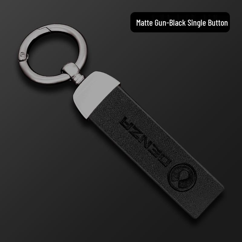 Denza D9 Key Case: Metal Leather Key Shell for Men & Women