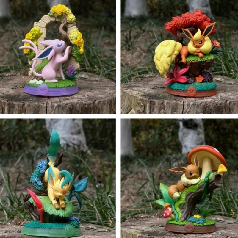 Funism New Pokmon Relax Time Eevee Series 3Rd Wave Cute Collectible Anime Figure Toy Gift For Fans For Kids Adults Children's Birthday Gift Holiday