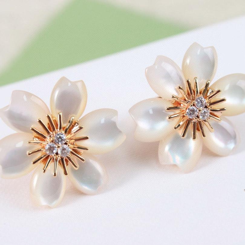 2023 New Trend Popular Brand Earrings Luxury Jewelry for Women Fashion Designer Eardrop Fine Quality Women's Flowers Ear Stud