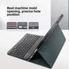 Leather Keyboard Case for iPad with Bluetooth Magnetic Detachable Keyboard Cover for Tablet