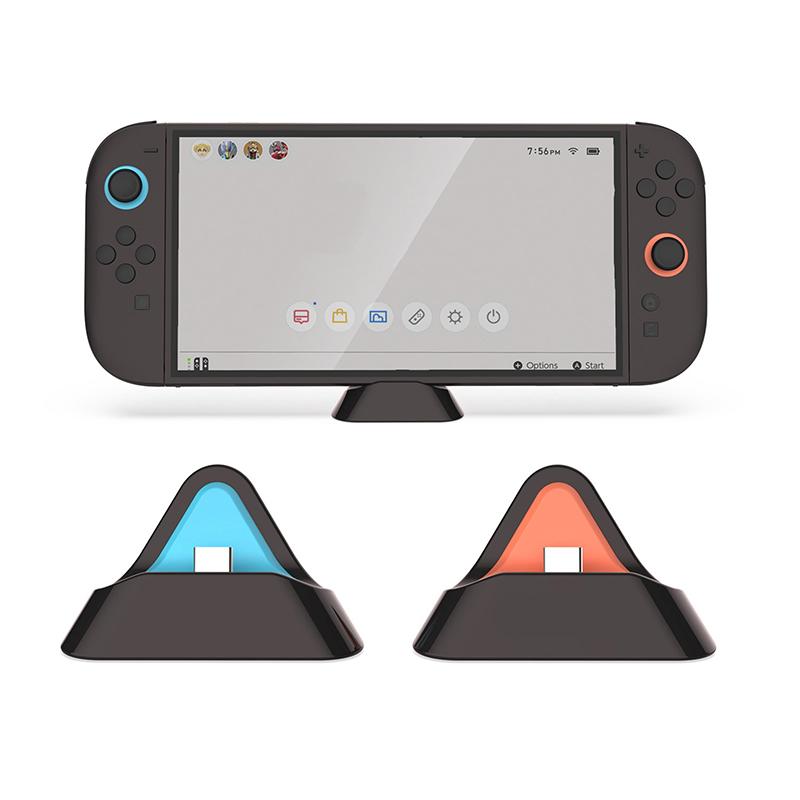 Přenosný nabíjecí dok držák pro Switch 2/Switch/Switch Oled s portem typu C Stojanová základna pro herní konzoli pro Switch Lite