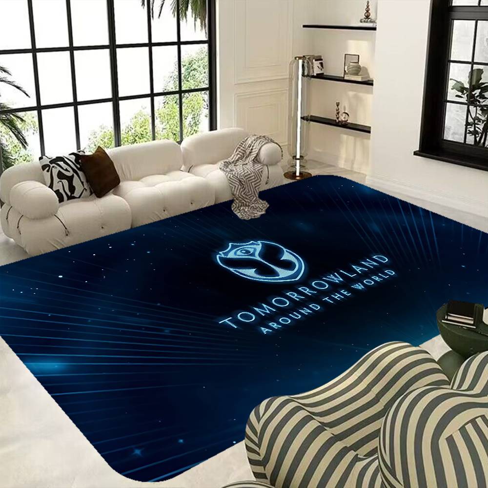 T-Tomorrowland Music Logo Floor Mat Nordic Style Home Doormat Bathroom-Toilet Mats Bedroom el Decor Mat