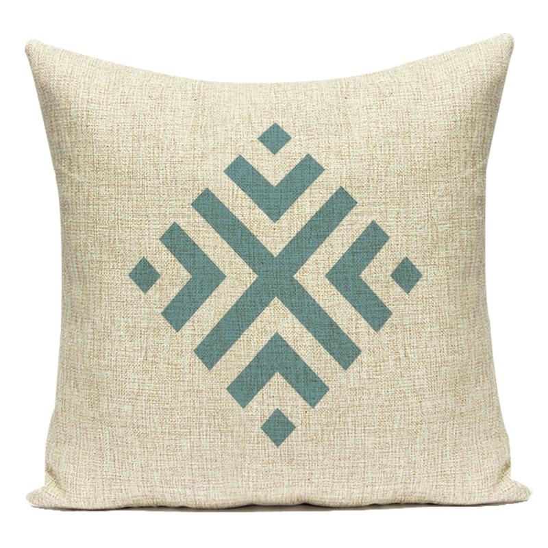 Geometry Animal Plants Cushion Cover Decorative Sofa Seat Home Office Decor Pillow Covers Bear Bird Pattern Throw Pillow Cases