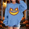 Kinder Halloween Kapuzenpullover mit Aufdruck Lässiger lockerer Pullover für Jungen Mädchen Party und Alltag