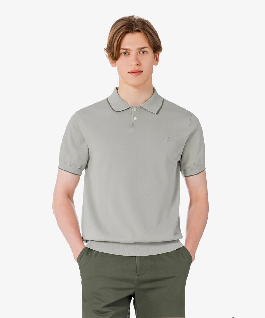 LACOSTE Men'S Tipping Paper Short Sleeve Sweater Polo Shirt Ph744E-56G Cca