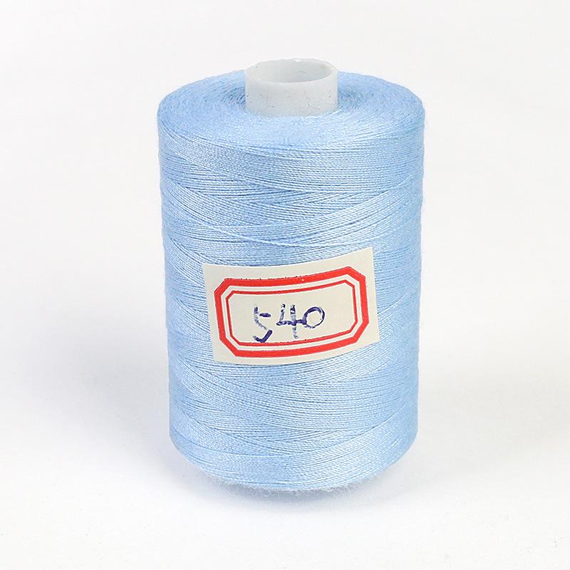 Hilo de Coser de Poliéster de Alta Velocidad 402 - 1000 Yardas, Colores Arcoíris, Ideal para Proyectos de Costura Casera y a Mano