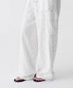 MUSINSA STANDARD WOMAN Women'S Floral Lace Wide Cargo Elastic Pants [Ivory]