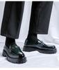 Men's Round Toe Patent Leather Shoes for Business, Formal, and Wedding.