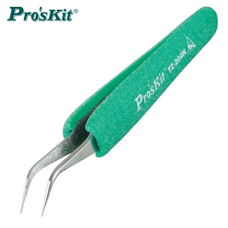 Pro sKit Anti-static Bent Tip Tweezers