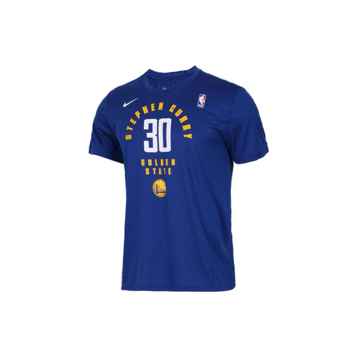 

New Nike T Shirt Golden State Warriors Men s Blue AA2322-495 XXXL