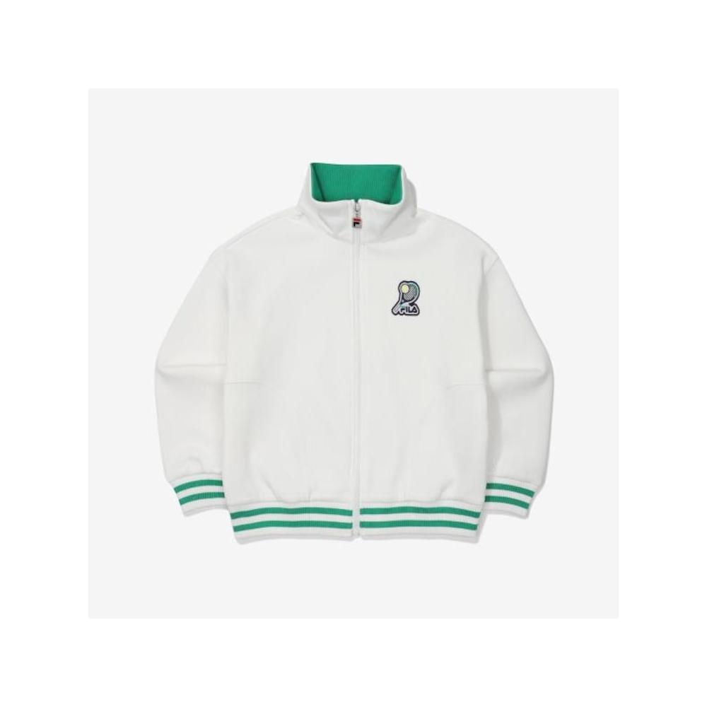 

[fila Kids] Tennis Fleece Zip Up Fk2ftf1201x Owh q0zFk2ftf1201xOwh OFFWHITE/130