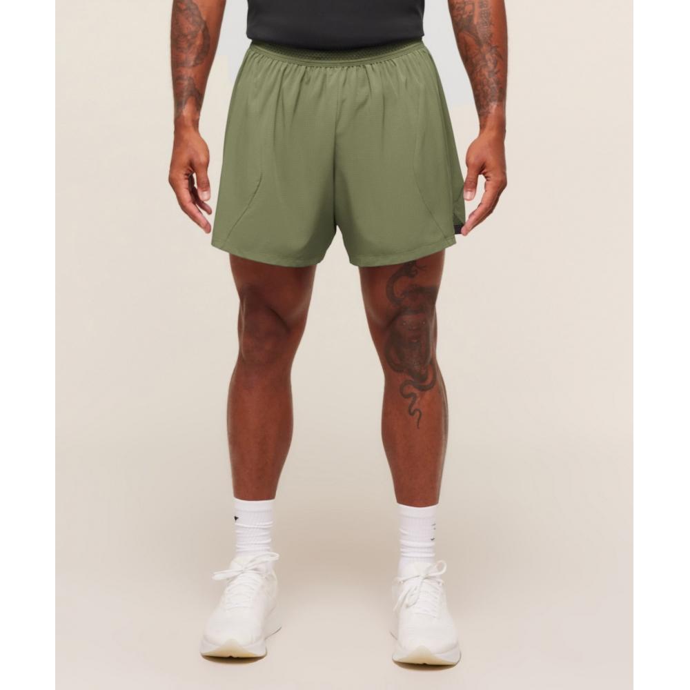 Gymshark Running 5  Shorts Gs Grounded Green A3b9q Edcz
