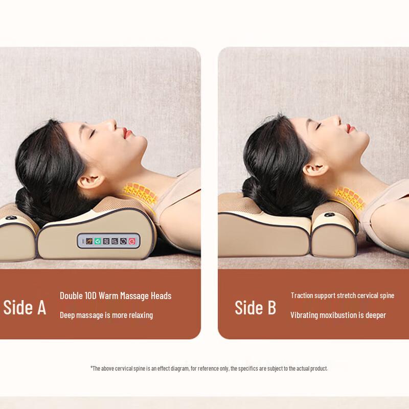 AUX Multi-functional Neck, Back & Waist Kneading Massager CN plug (adapter included)