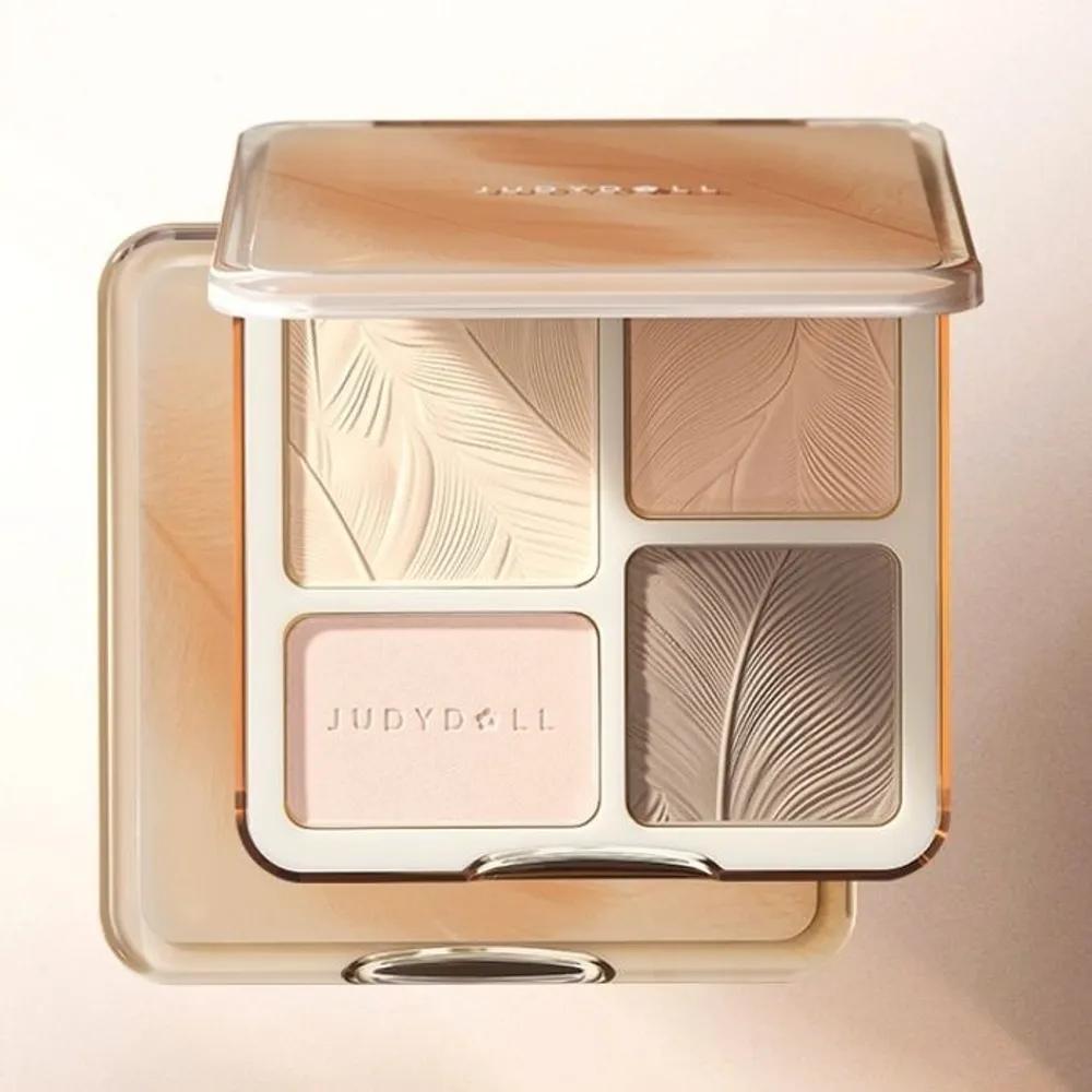 JUDYDOLL Shading Palette Highlight Contouring Palette Eyeshadow 05 Feather Disc New Color