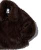 Youhee Long Hair Fur Jacket Brown