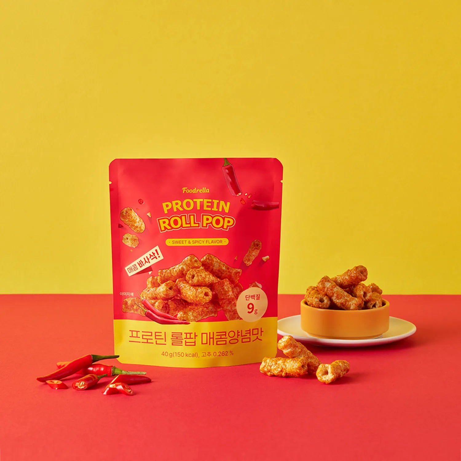 Foodrella Protein Roll Pop #Sweet & Spicy 40g 40g