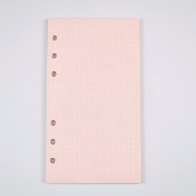 2026Neues A5 A6 Farbiges Rosa Lila Notizbuchpapier Nachfüllung Spiralbindung Index Innenseite Tages Monats Wochen Agenda