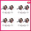 8Pcs 500K Ohm Single Linear Taper Potentiometers With On/Off Switch
