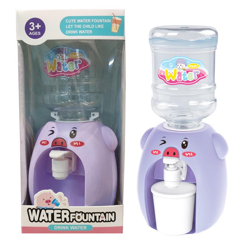 Yellow Duck Children's Mini Water Dispenser Toy - Educational Kitchen Playhouse Drink Machine