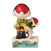JIM SHORE Snoopy & Charlie Scarf <Christmas> 6017237