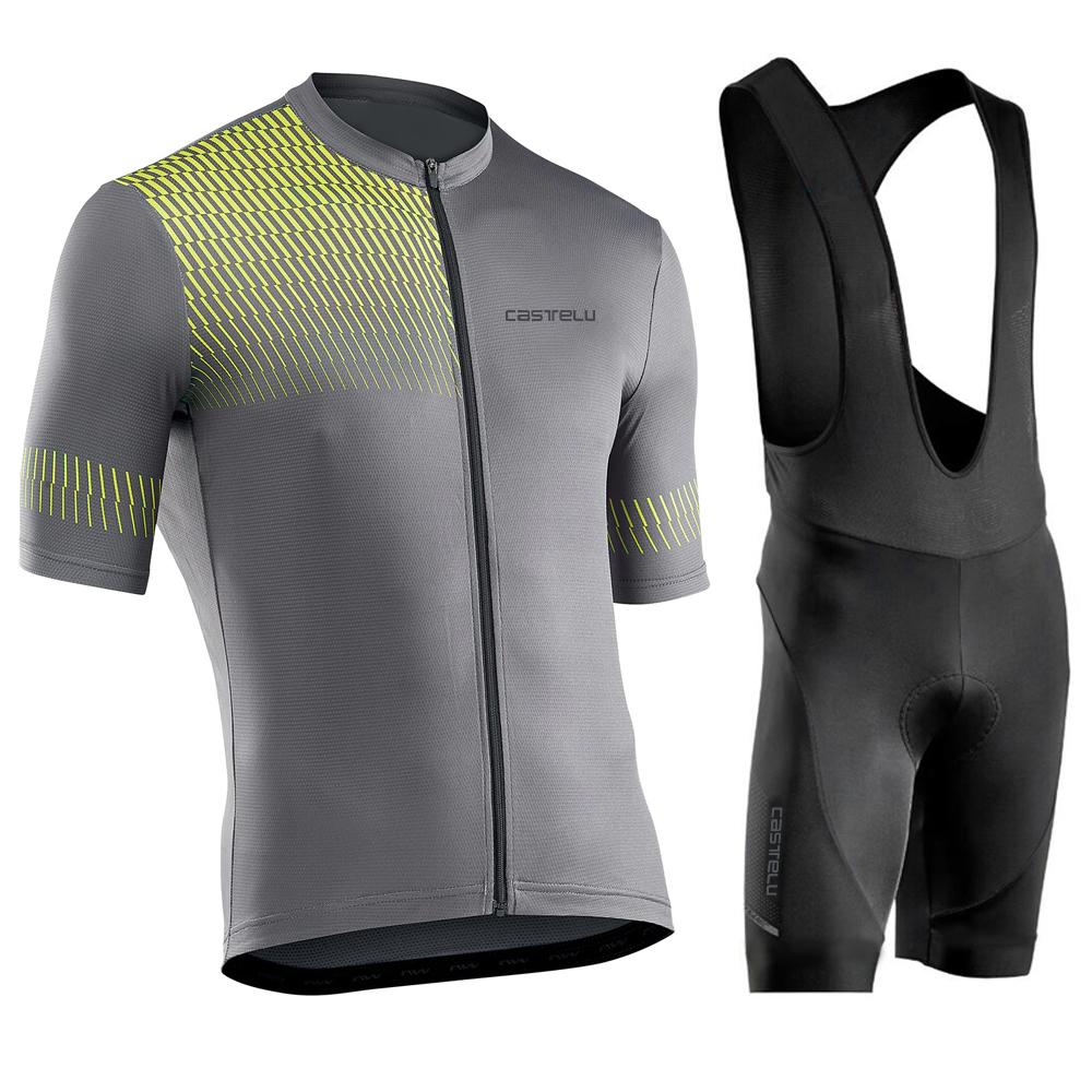 Men Breathable Bicycle Cycling Clothing Short Sleeve Mountain Bike Jersey Outdoor Sportswear Suit 2026 Summer Breathable Cycling Suit Set