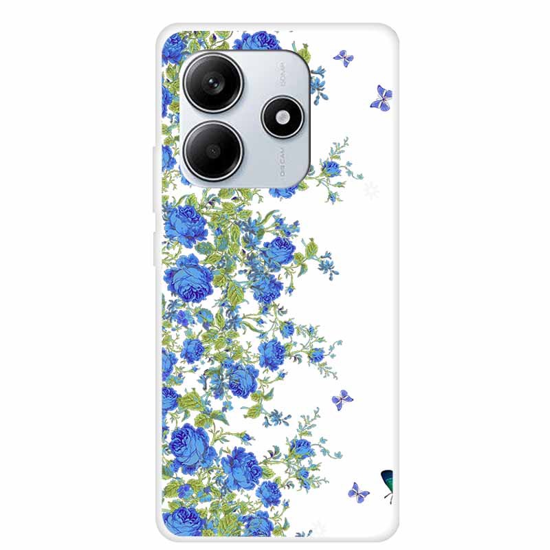 For Redmi Note 14 5G 2025 Phone Case Clear Transparent Edge TPU Silicone Soft Back Cover Case For Redmi Note 14 Case Coque Funda