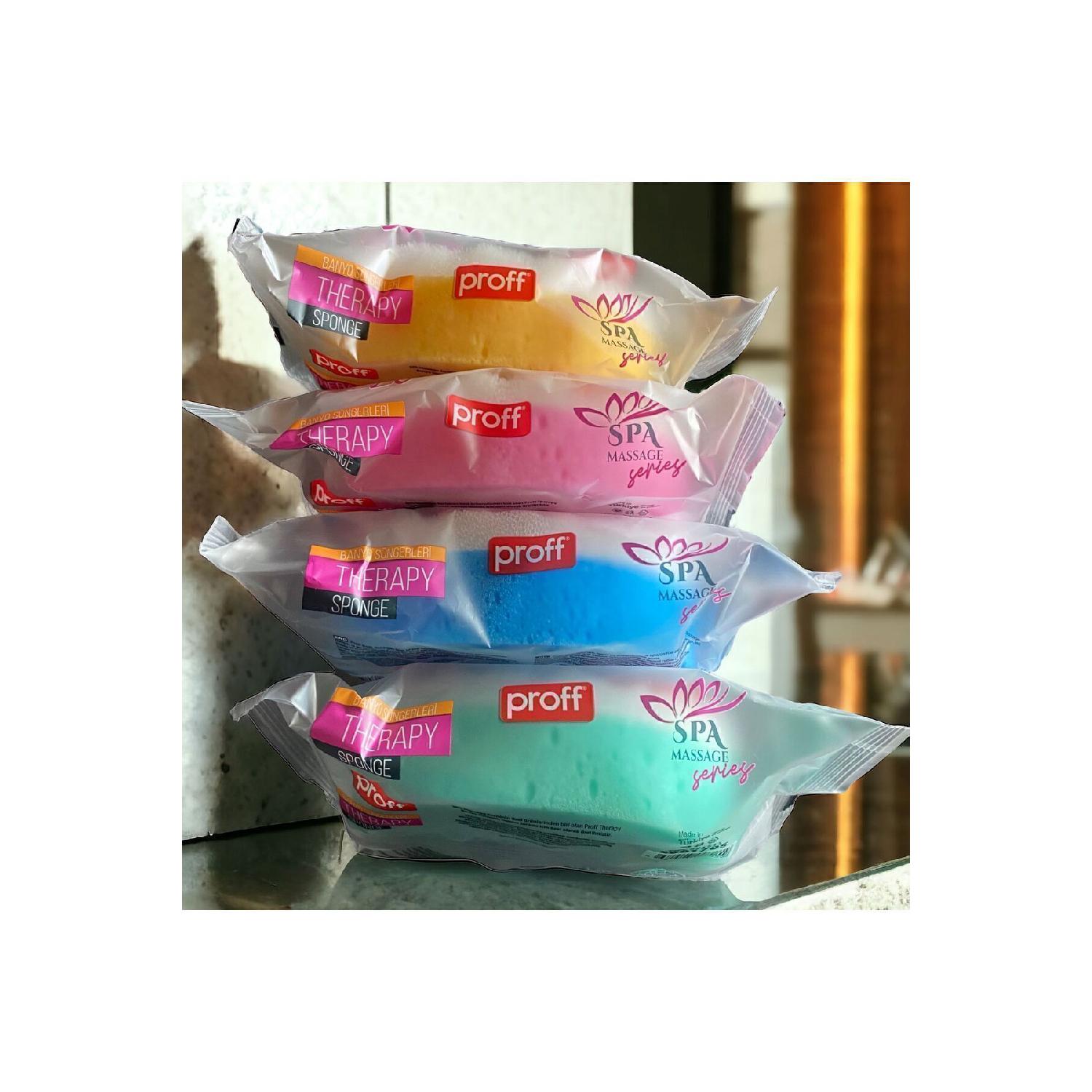 

4pcs Bath Body Shower Massage Sponge Spa Sponge Bath Therapy Sponges Bosobros