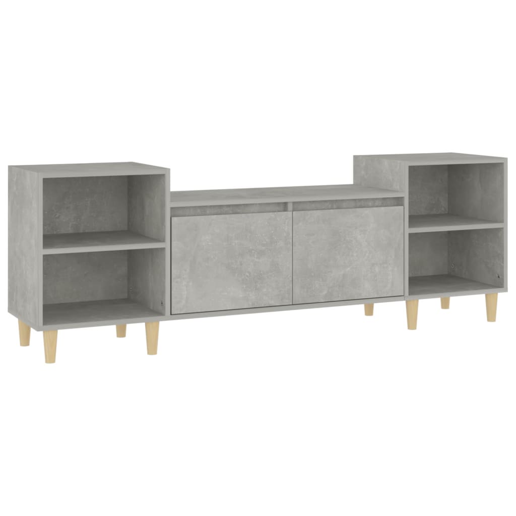 TV Cabinet Concrete Grey 160 x 35 x 55 cm Particleboard