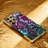 Cyber style Atmosphere High-end Electroplating Glass PhoneCase for Samsung Galaxy S26 S25 S24 S23 S22 S21 FE Ultra Plus