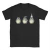 Susuwatari Soot Sprites MMononoked TShirts for Unisex Aways Princessed Anime 100 Cotton Tees Vintage T Shirt Gift Clothing