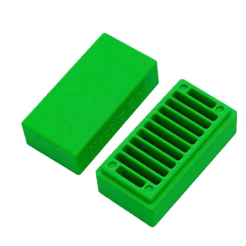 1 Stück tragbare Aufbewahrungsbox mit 9 Fächern Nähmaschinennadel-Organizer-Etui für Zuhause, Rückzugsort, Gildenmeeting, Ideales Geschenk für Bastler