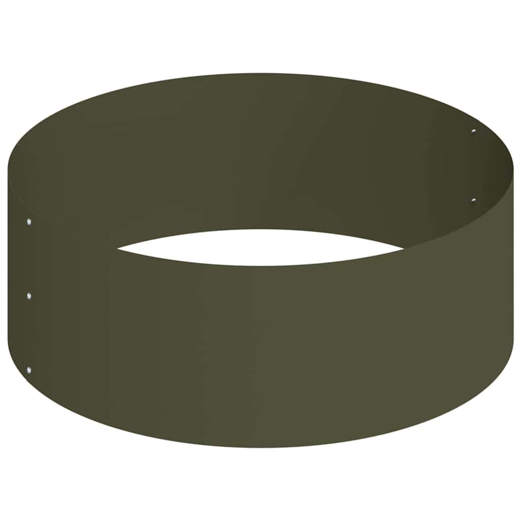 Garden Planter Olive Green 90 X 90 X 20 Cm