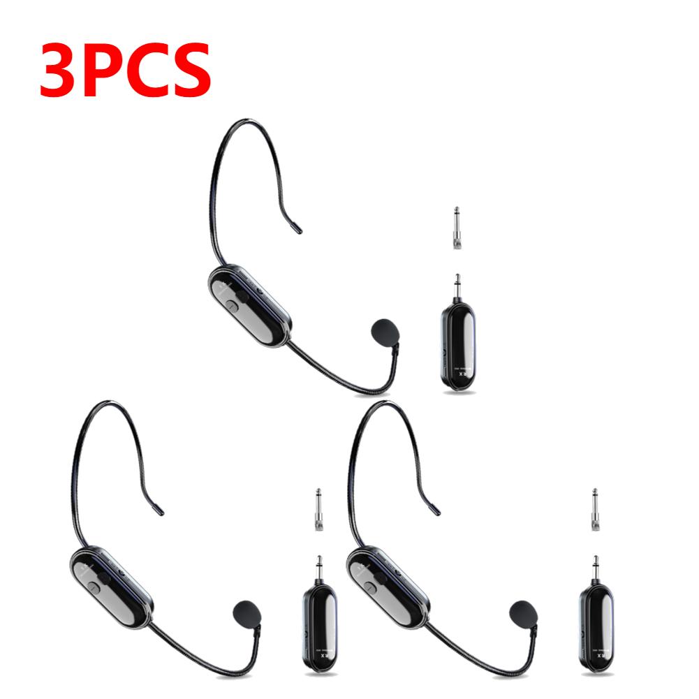 2 IN 1 Wireless Microphone Handheld Mic Headset Mic 2.4G Microphone Interview Speech Teaching Stage Speaker Speech Headset Mic