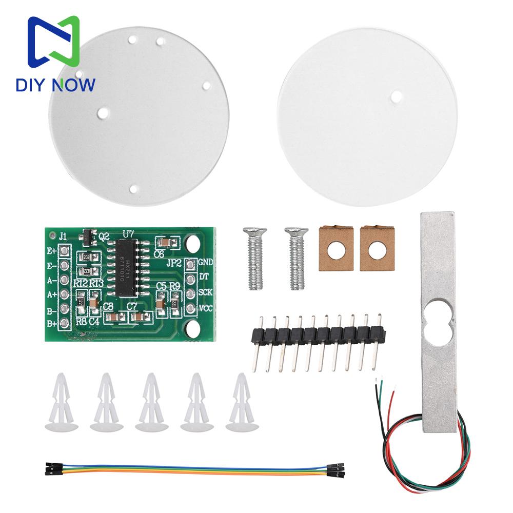 1/5/10/20KG HX711 Pressure Sensor Module Load Cell Electronic Scale Module Kit 24-bit High-Precision A/D Converter Chip HX711