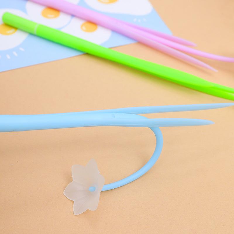 4Pcs Flower Gel Pens Photochromic Cute Student Exam Writing Pen School Office Supply Black Ink Neutral Pen