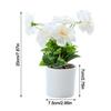Thekenaufsteller Künstliche Blume Platzierung Topfpflanze Geschenk Kunstpflanze Blumenpott Party Dekoration