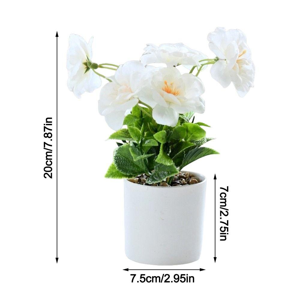 Thekenaufsteller Künstliche Blume Platzierung Topfpflanze Geschenk Kunstpflanze Blumenpott Party Dekoration