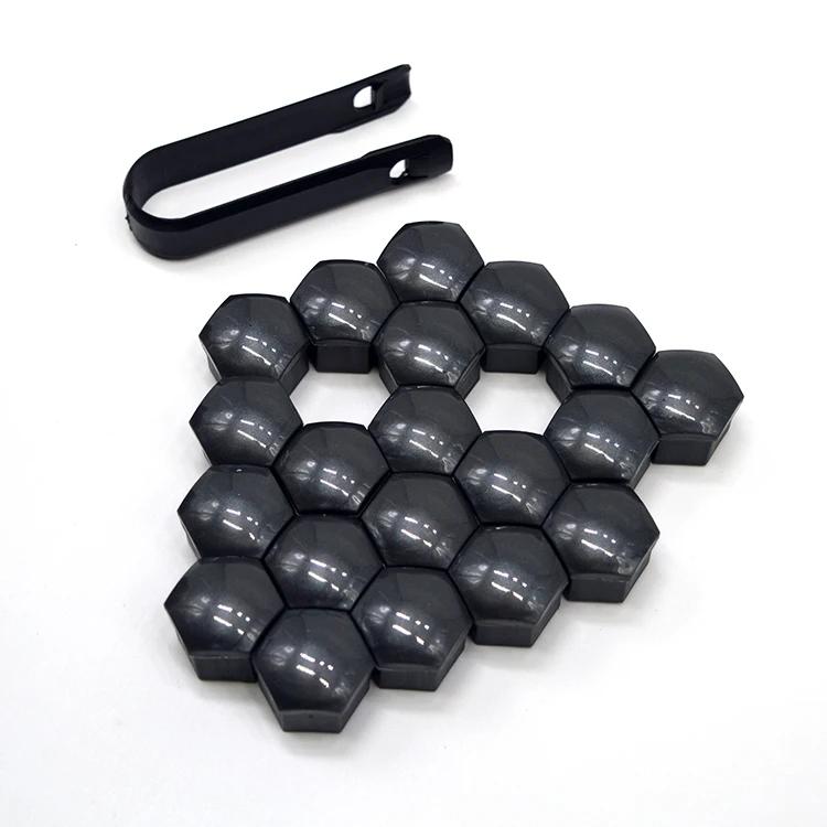 20Pcs Car Wheel Covers Caps 17/19/21mm Anti-Rust Auto Hub Screw Cover Car Tyre Nut Bolt Exterior Car Accessories