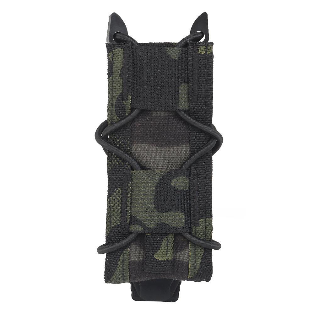 Tactical Magazine Pouch 9mm Pistol Single Mag Bag Molle Latarka Etui Latarka Uchwyt Nóż Myśliwski Holster Strzelanie Airsoft