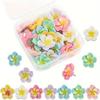 3D Plumeria Thumbtacks: Decorative Resin Pushpins for Photo Walls and Cork Boards