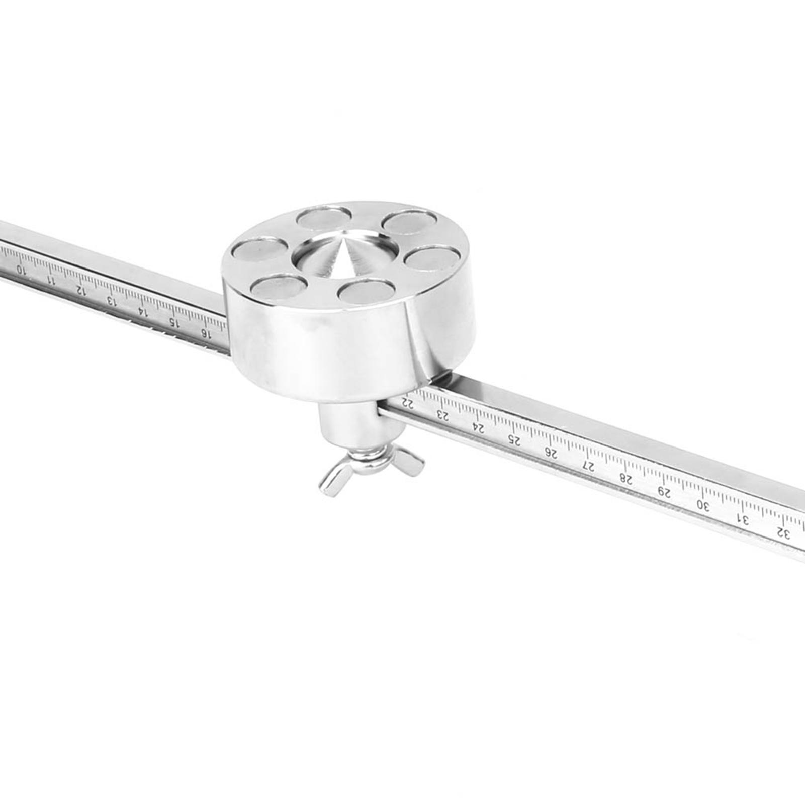 Cutting Torch Roller Stainless Steel Plasma Cutting Tool Accessories with Scale Ruler Fit for AG60/SG55 argento