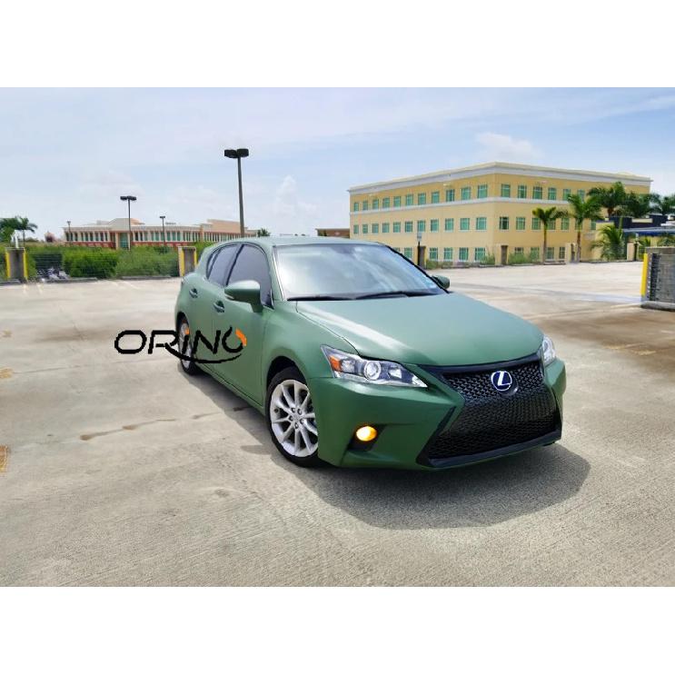 Self Adhesive Matte Vinyl Film Car Wrap Matt Army Green Scooter Motorcycle Decal Sticker ORINO Matte Car Wrapping Foil