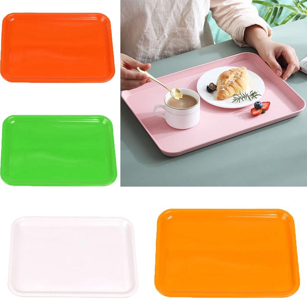 

1 шт. пластиковый поднос многоразовый поднос для хранения новые подносы для ресторана