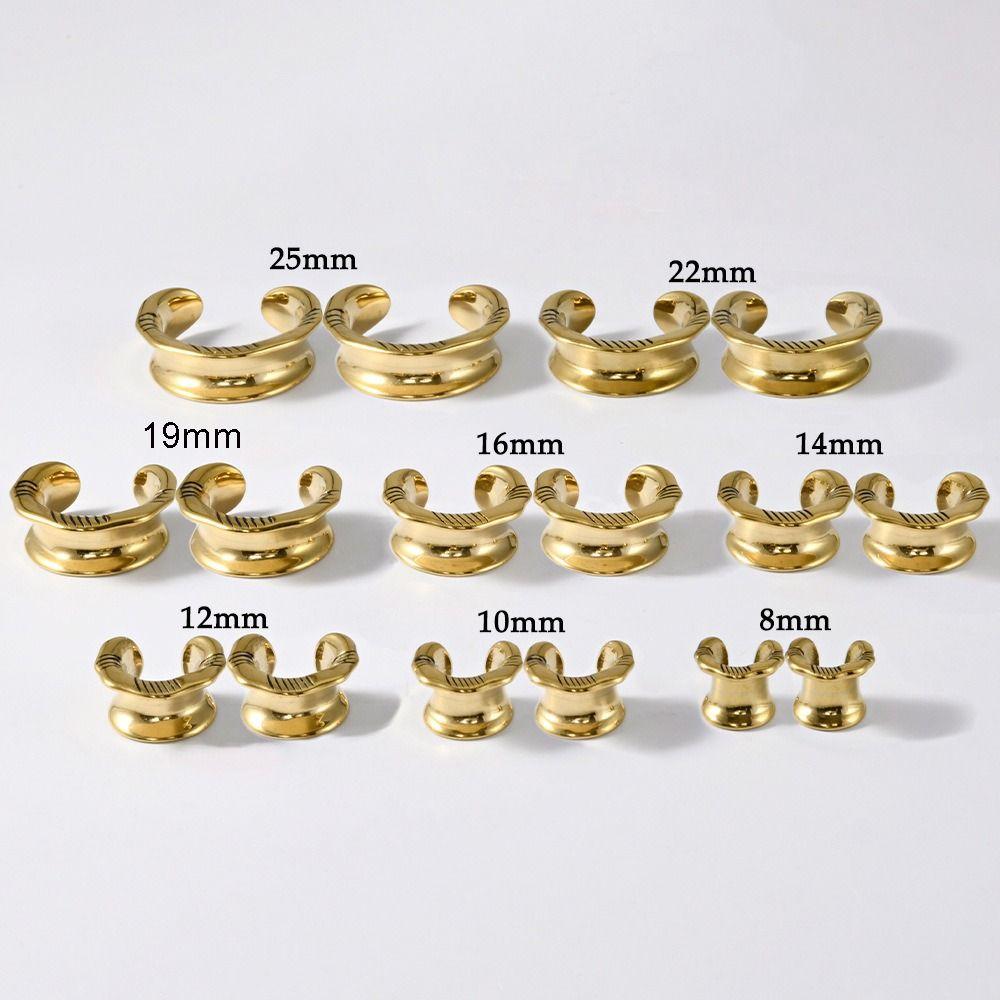 U Shape Ear Plugs Tunnels Stainless Steel Lobe Piercing Ear Cuff Gauges  Cartilage Helix Conch