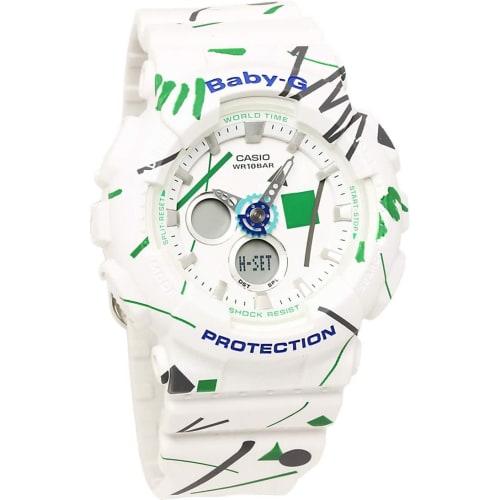 Casio Women's Baby-G BA-110 Analog-Digital Sports Quartz Watch, Ships Internationally (BA-120SC-7A)
