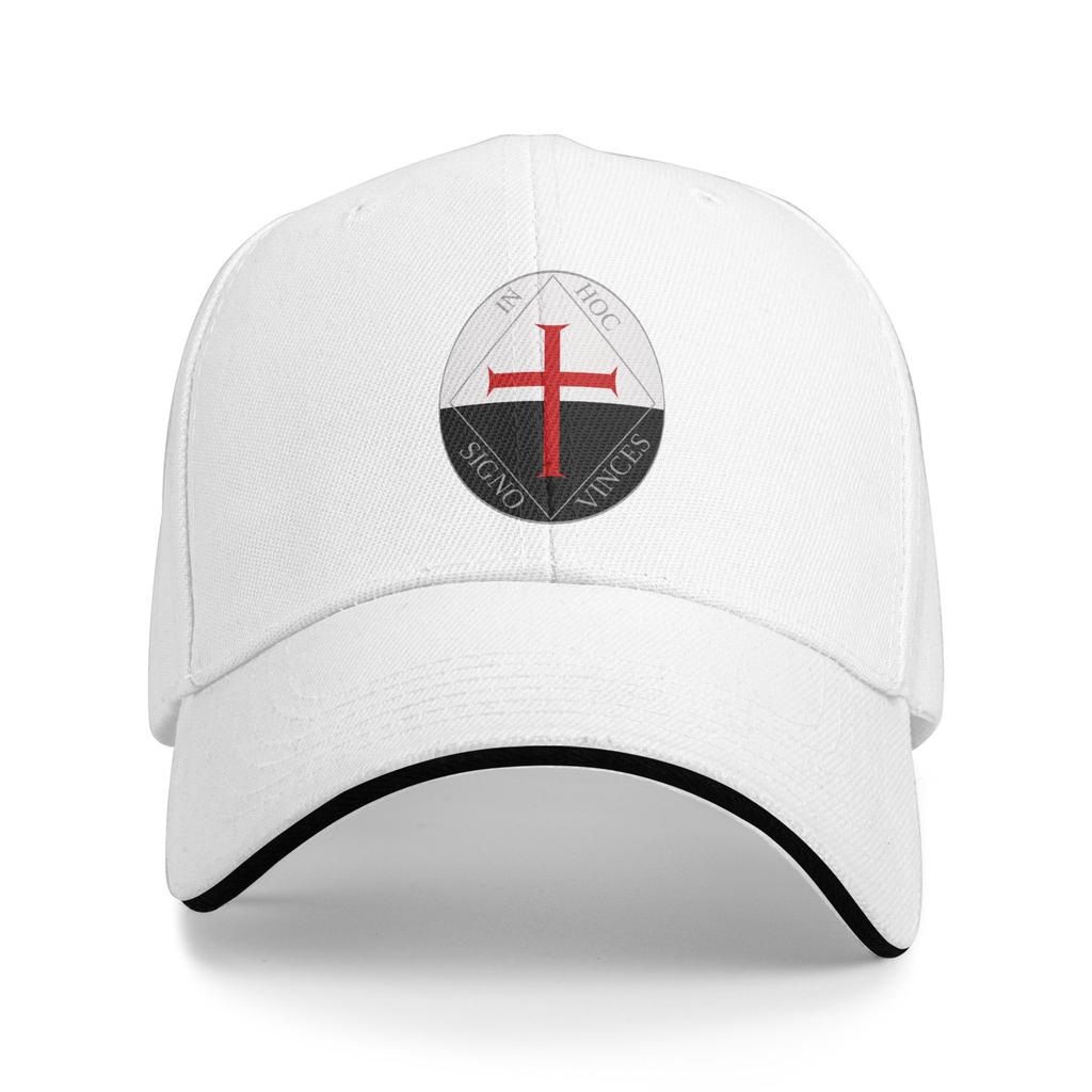 Custom Punk Knights Templar Cross Shield Baseball Cap Unisex WoUnisex Breathable Medieval Warrior Sword Dad Hat Outdoor Snapback Hats
