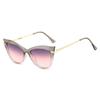 Lunettes de soleil œil de chat chics: Style européen et américain tendance, Protection solaire extérieure polyvalente haut de gamme pour femmes