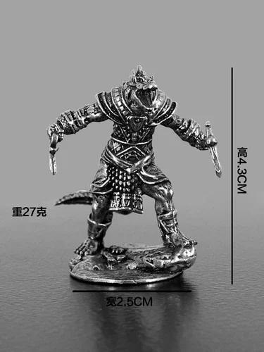 Mumienkrieger Pharaonenwachen Mini Skulptur Retro Metall Soldat Modell Tischspiel Schach Ornament Sammlung Handwerk Jungen Geschenke