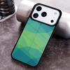 Geometric Stripy Triangle Phone Case for iPhone 17 16 15 Pro Max Air 14 13 12 11 Plus Shockproof Cover